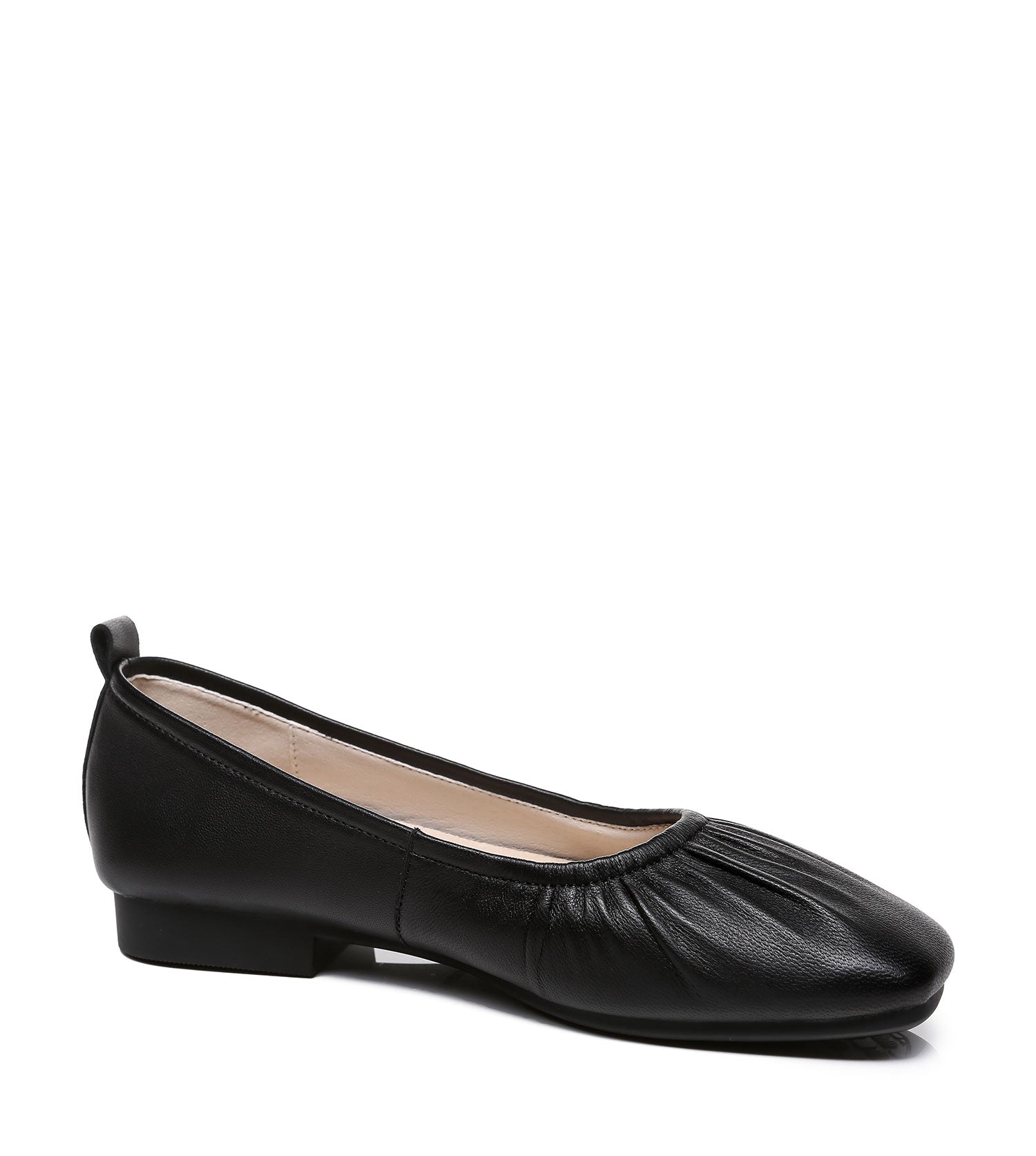 TARRAMARRA Square Toe Leather Ballet Flats Women Devora-Flats-PEROZ Accessories