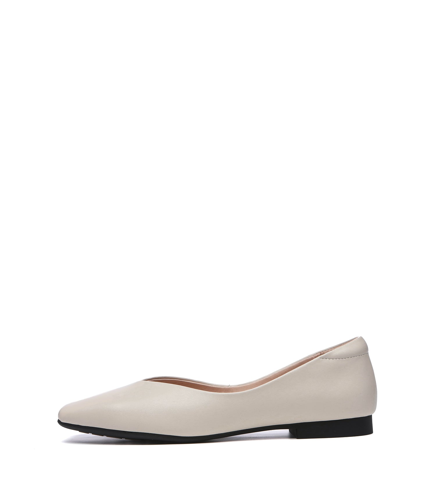 TARRAMARRA Square Toe Leather Ballet Flats Women Libera-Flats-PEROZ Accessories