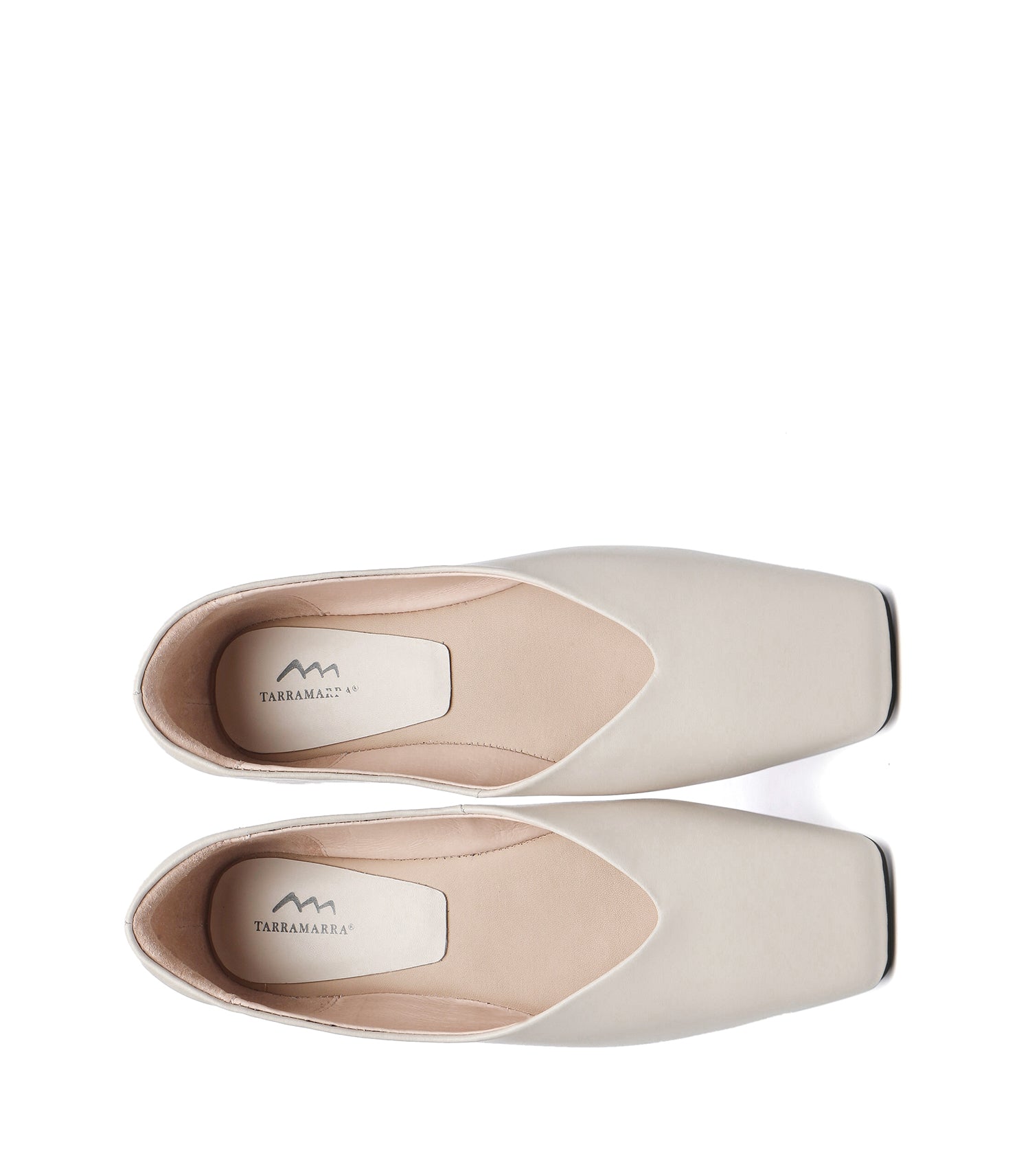 TARRAMARRA Square Toe Leather Ballet Flats Women Libera-Flats-PEROZ Accessories