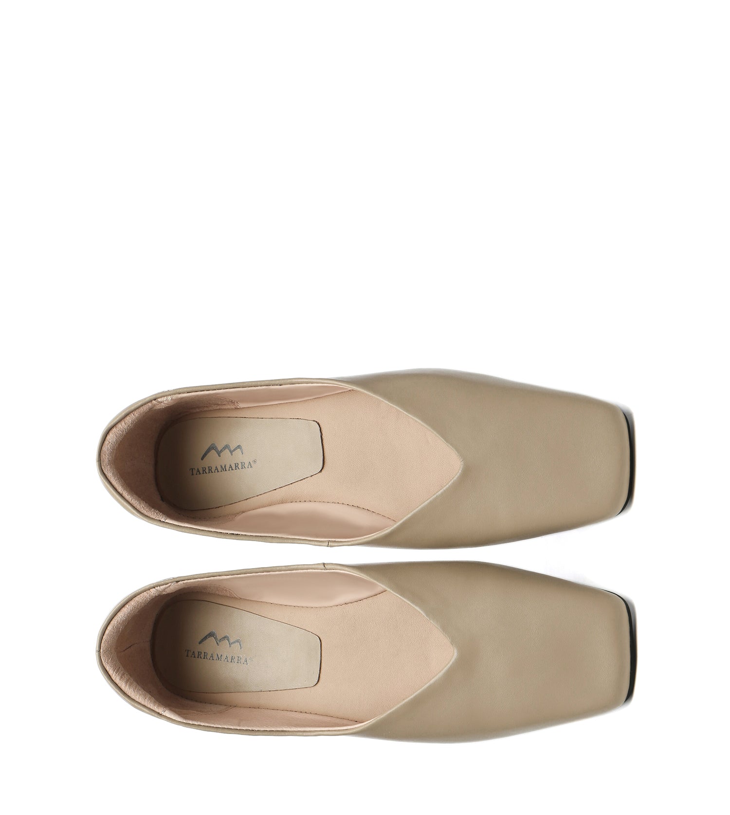 TARRAMARRA Square Toe Leather Ballet Flats Women Libera-Flats-PEROZ Accessories