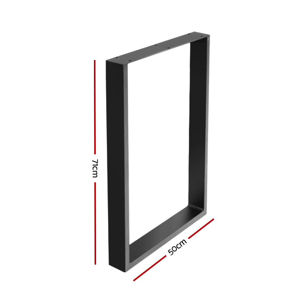 Artiss Metal Table Legs DIY Rectangular 71X50CM Set of 2-Home & Garden > DIY-PEROZ Accessories