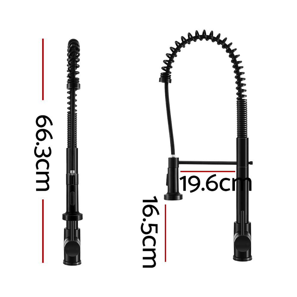 Cefito Kitchen Mixer Tap Pull Down 2 Modes Sink Faucet Basin Laundry Black-Furniture > Bathroom > Tap & Sink Accessories-PEROZ Accessories