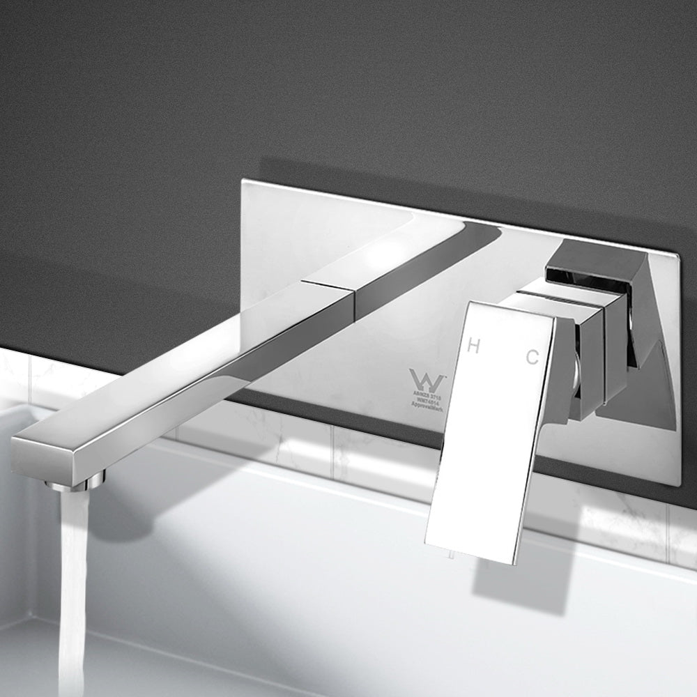 Cefito Bathroom Basin Mixer Tap Separate Faucet Vanity Laundry Chrome-Furniture > Bathroom > Tap & Sink Accessories-PEROZ Accessories