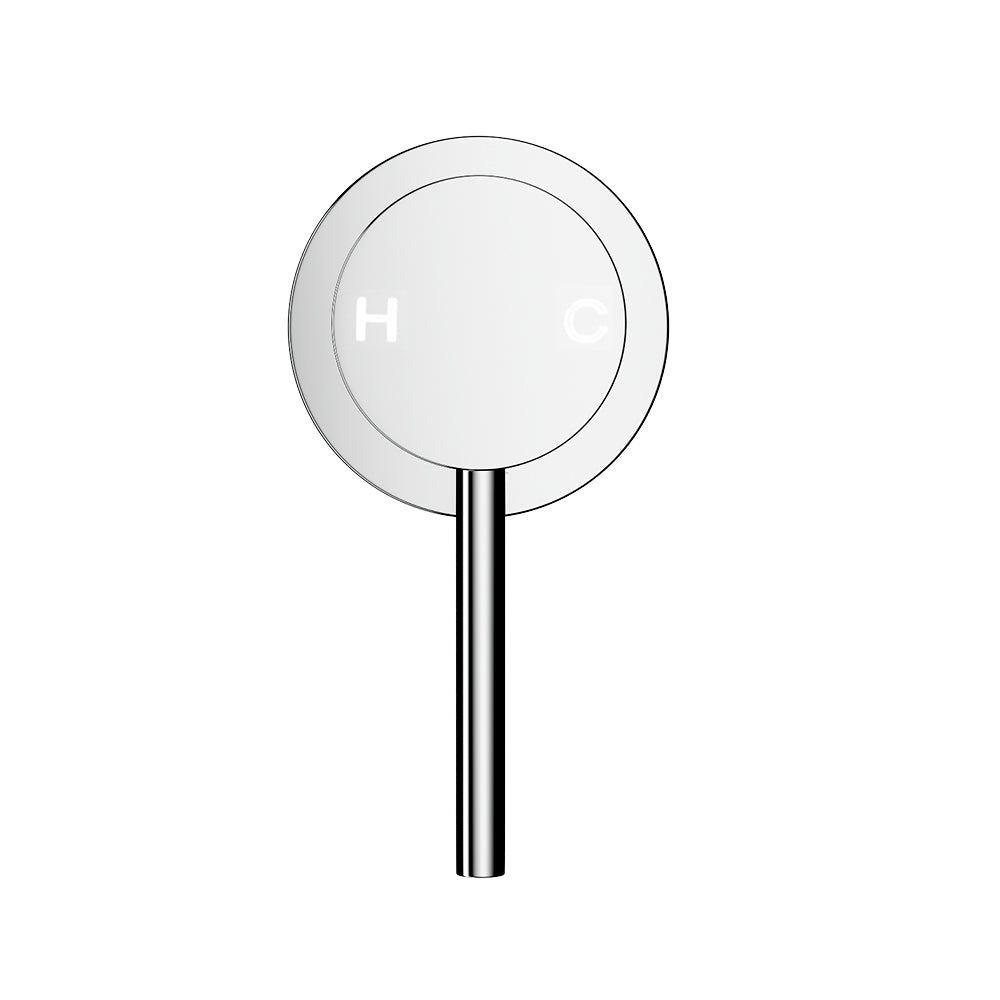 Cefito Basin Mixer Wall Tap Round Brass Faucet Shower Bathtub Chrome-Home & Garden > Bathroom Accessories > Shower Accessories-PEROZ Accessories