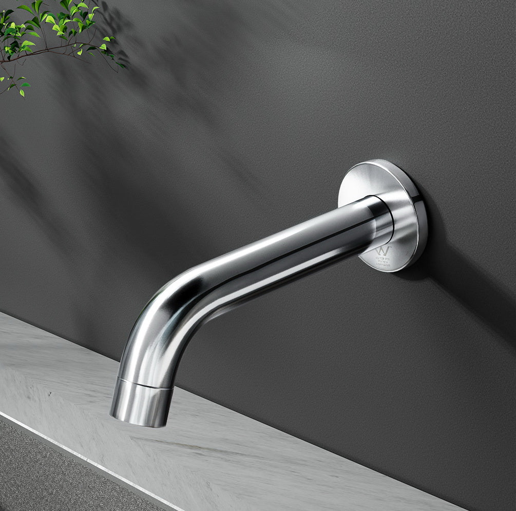Cefito Bathroom Mixer Spout Wall Bath Tap Round Shower Bathtub Chrome-Home & Garden > Bathroom Accessories > Shower Accessories-PEROZ Accessories