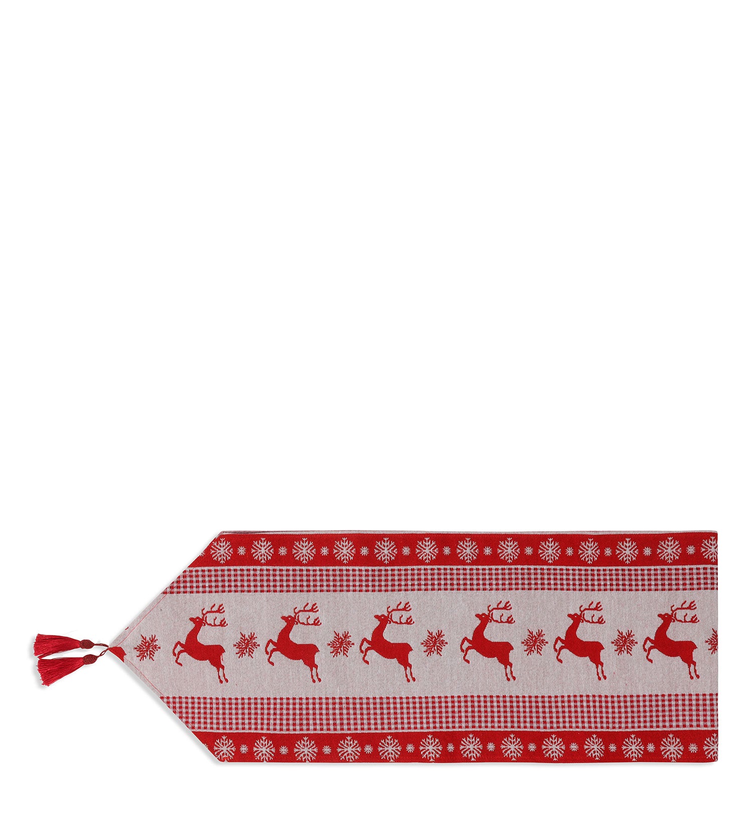 TARRAMARRA Christmas Deer amd Snowflake Table Runner - TAZ055-Chirstmas DŽcor-PEROZ Accessories