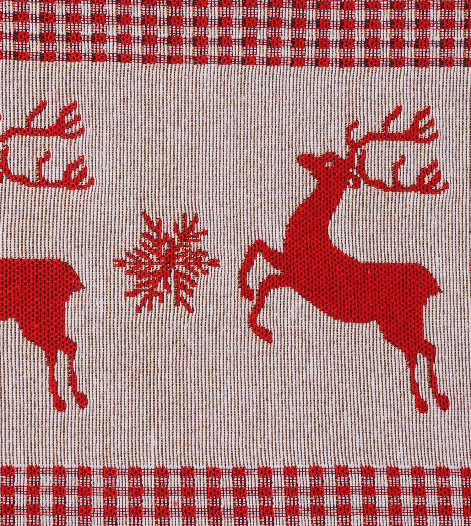 TARRAMARRA Christmas Deer amd Snowflake Table Runner - TAZ055-Chirstmas DŽcor-PEROZ Accessories
