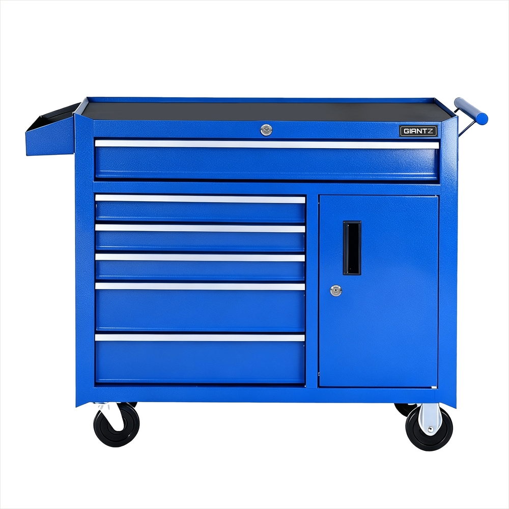 Giantz 6 Drawer Tool Chest Trolley Cabinet Cart Toolbox Storage Organiser Wheels-Tools > Tools Storage > Tool Boxes-PEROZ Accessories