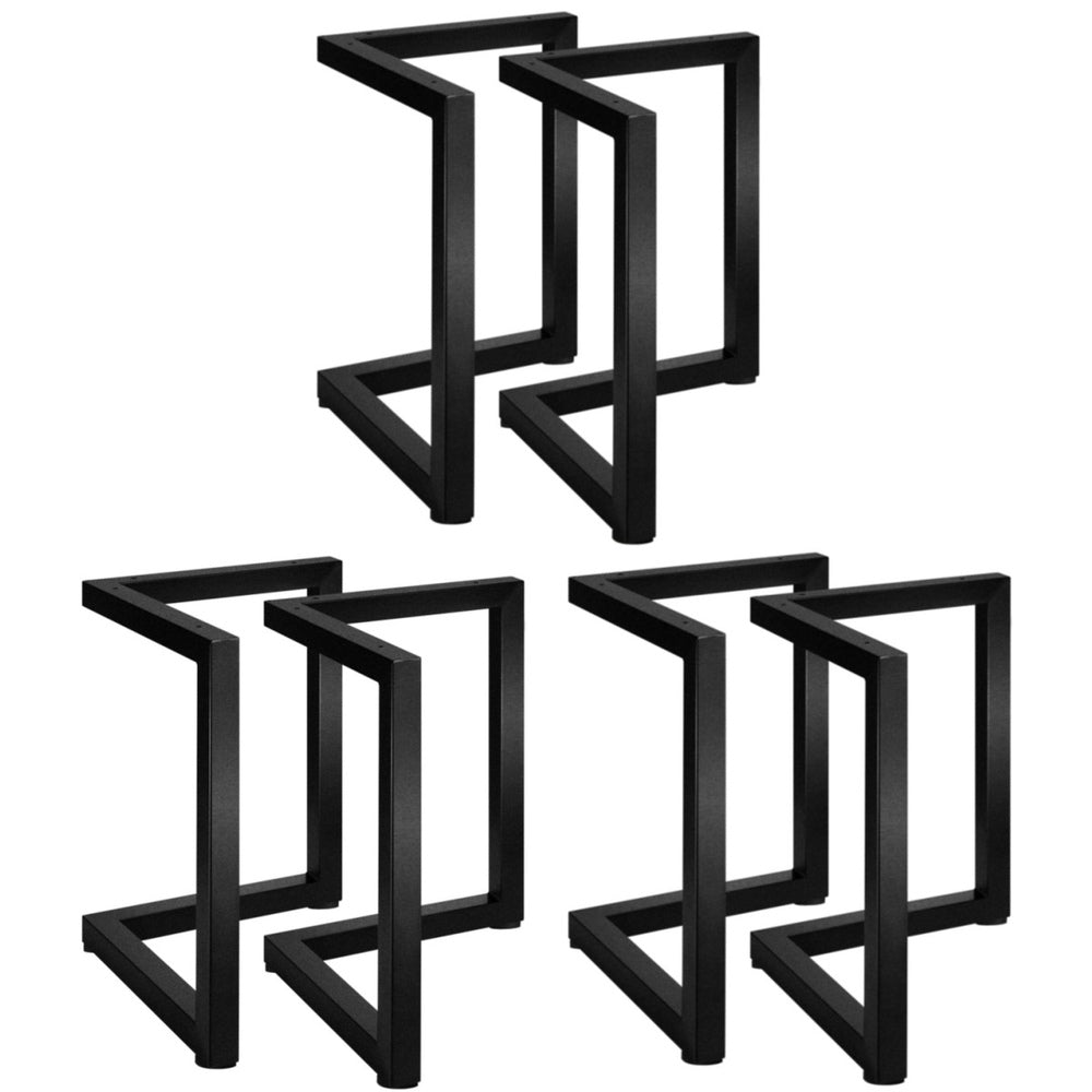 Oikiture 6X Coffee Dining Table Legs Steel Industrial 71x71CM-Table Legs-PEROZ Accessories