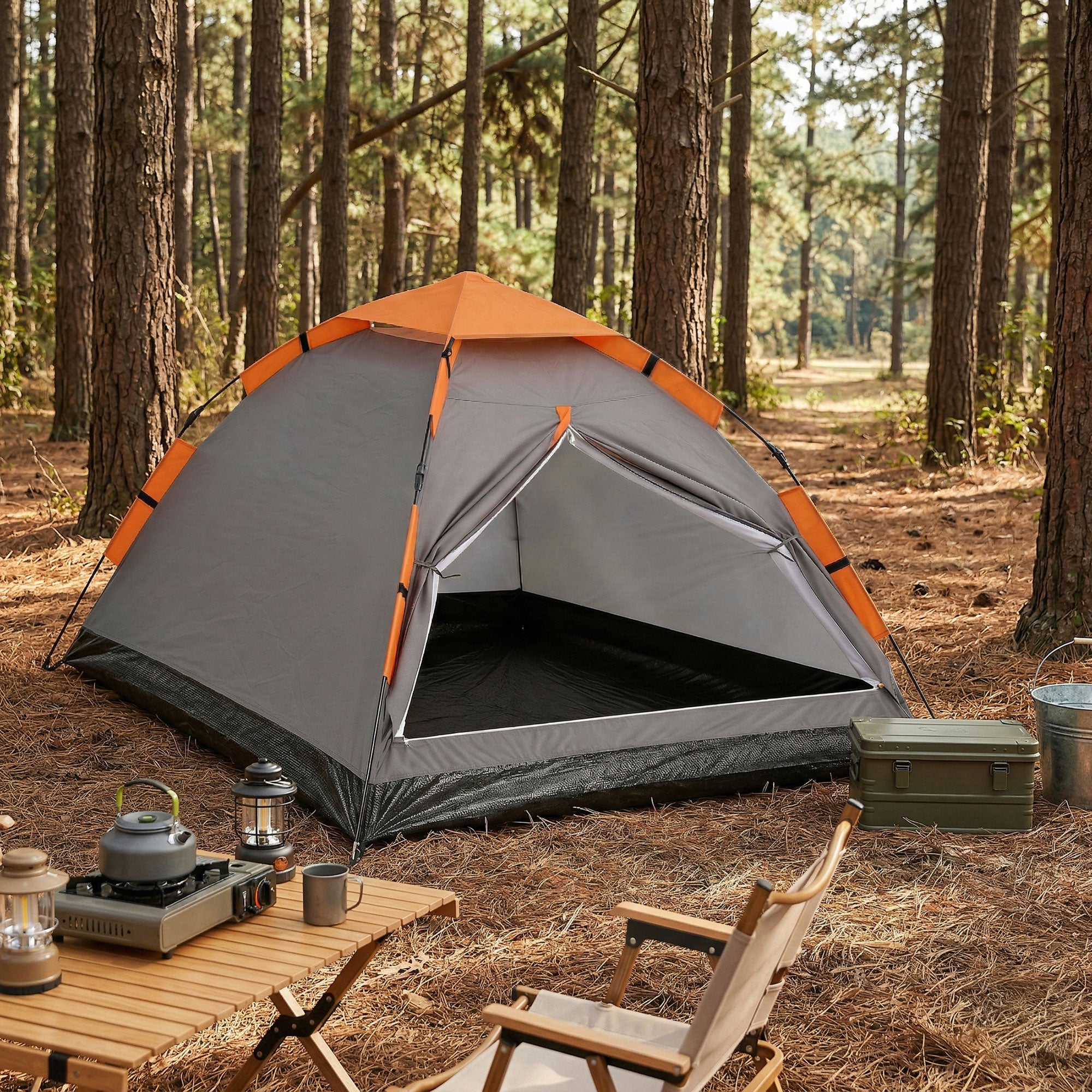 Weisshorn 2 Person Instant Pop Up Camping Tent Automatic Waterproof Hiking Beach-Outdoor Recreation > Camping > Tents-PEROZ Accessories