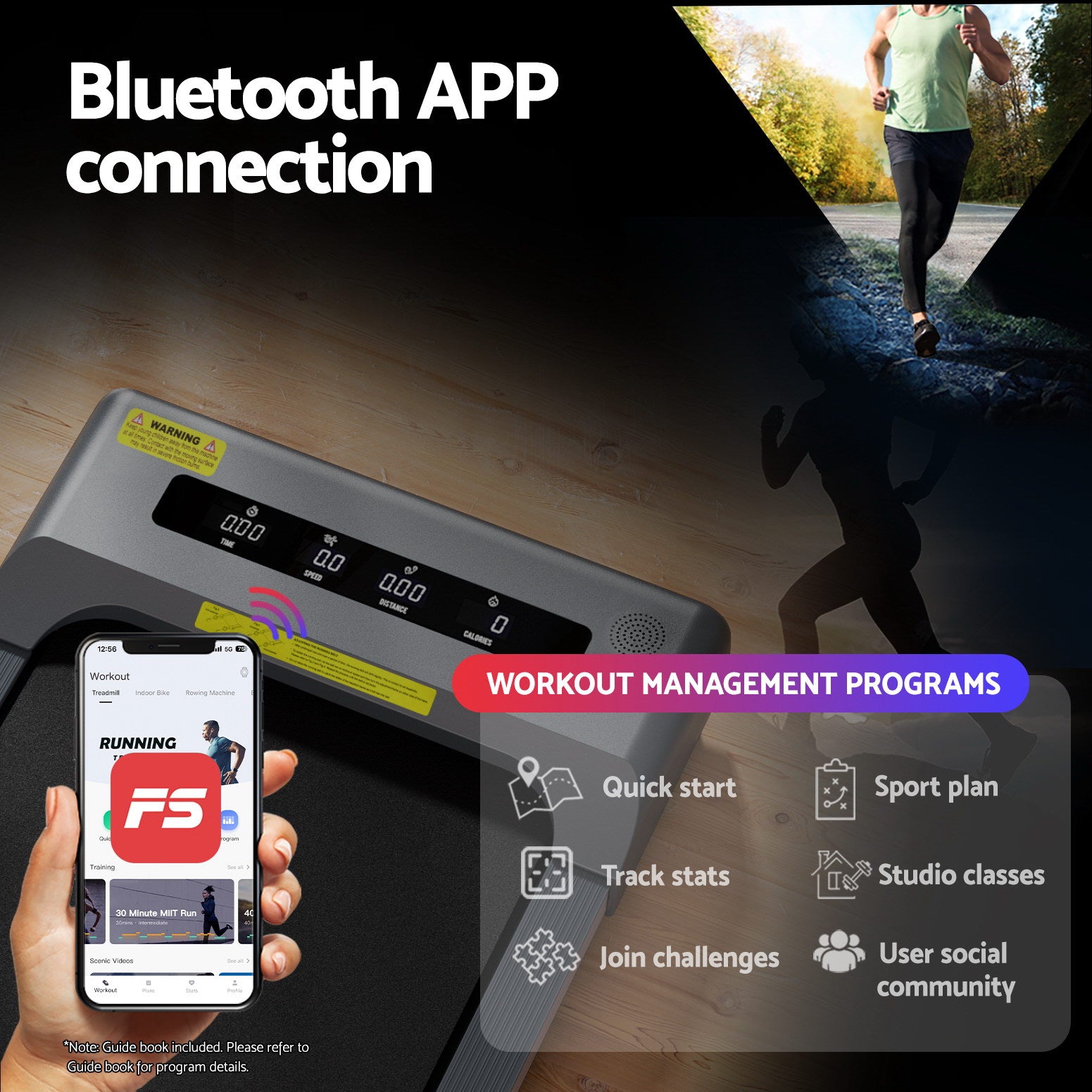 Everfit Treadmill Electric Walking Pad Incline Under Desk Home Gym 380mm Grey-Sports & Fitness > Exercise, Gym & Fitness > Treadmills-PEROZ Accessories