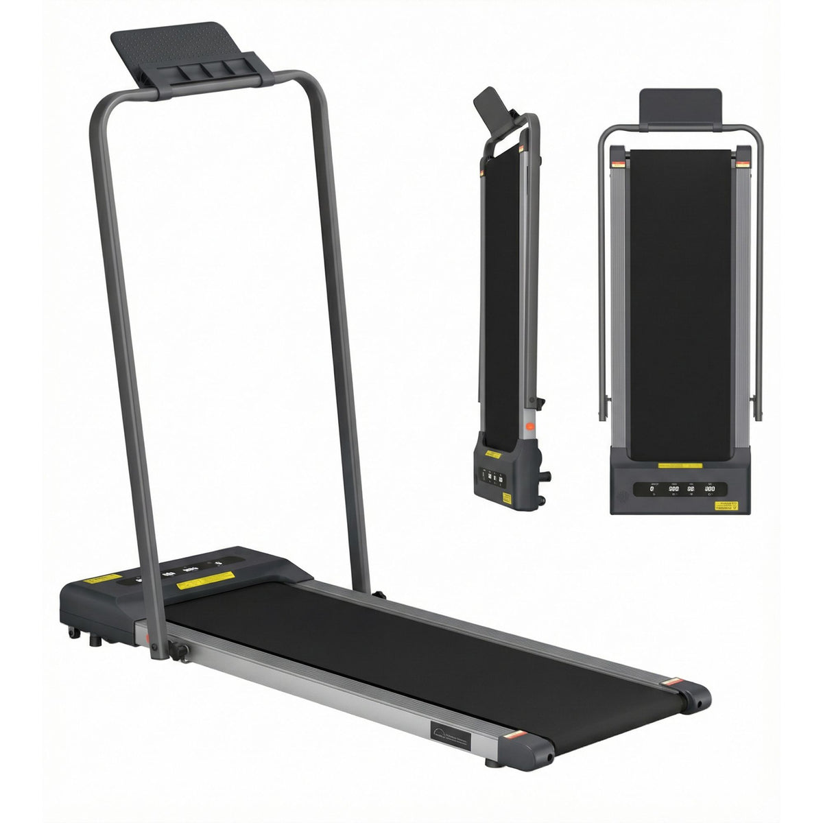 Everfit 2 in 1 Treadmill Electric Walking Pad Under Desk Home Gym Fitness 380mm Grey-Walking Pad-PEROZ Accessories