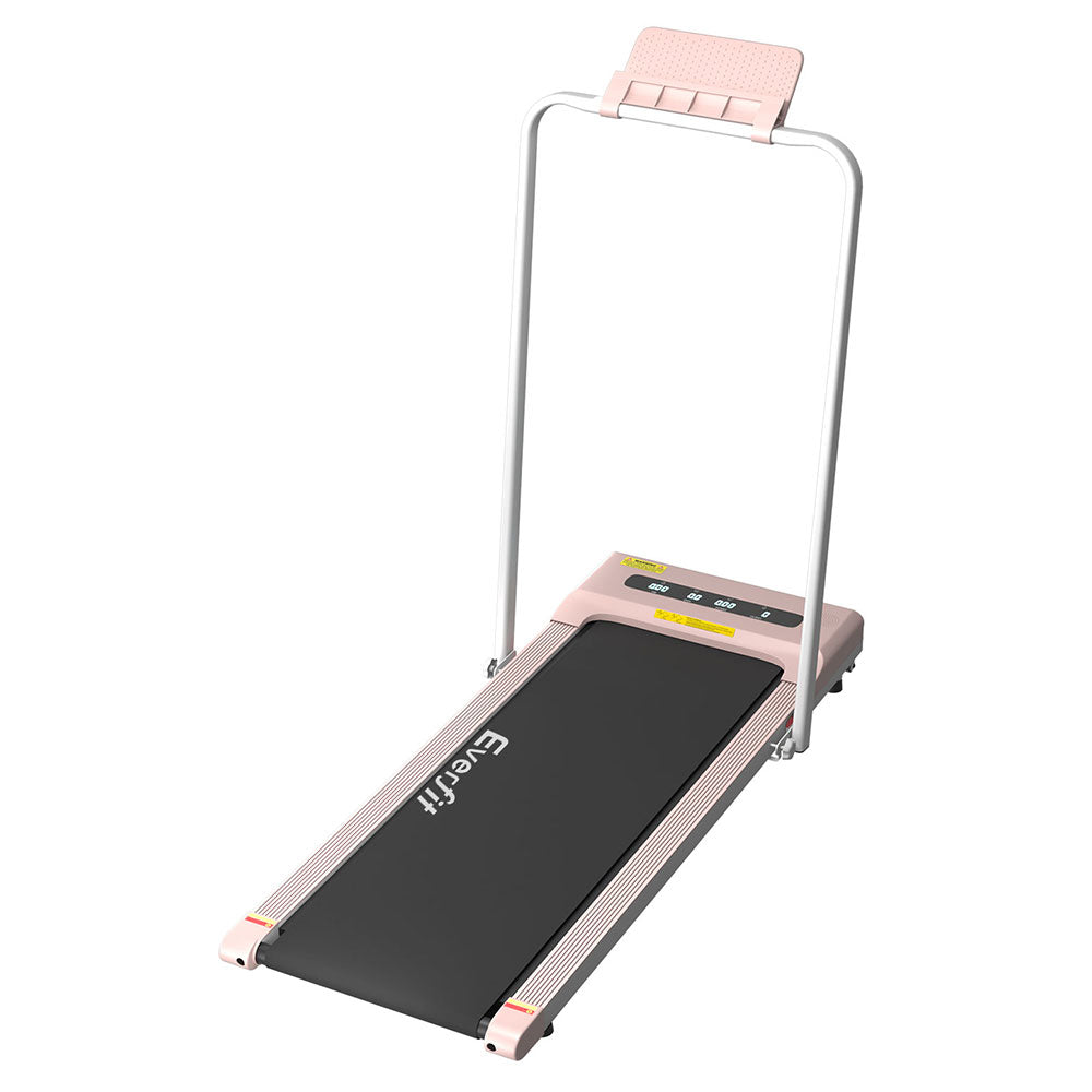 Everfit Treadmill Electric Walking Pad Under Desk Home Gym Fitness 380mm Pink-Sports & Fitness > Exercise, Gym & Fitness > Treadmills-PEROZ Accessories