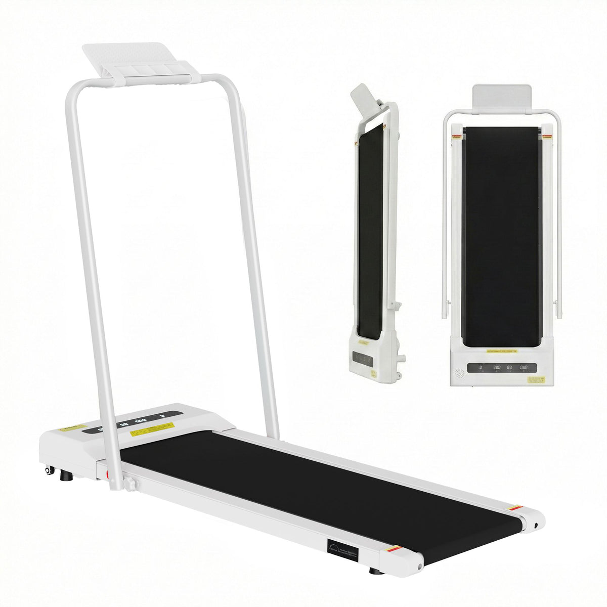 Everfit 2 in 1 Treadmill Electric Walking Pad Under Desk Home Gym Fitness 380mm White-Walking Pad-PEROZ Accessories