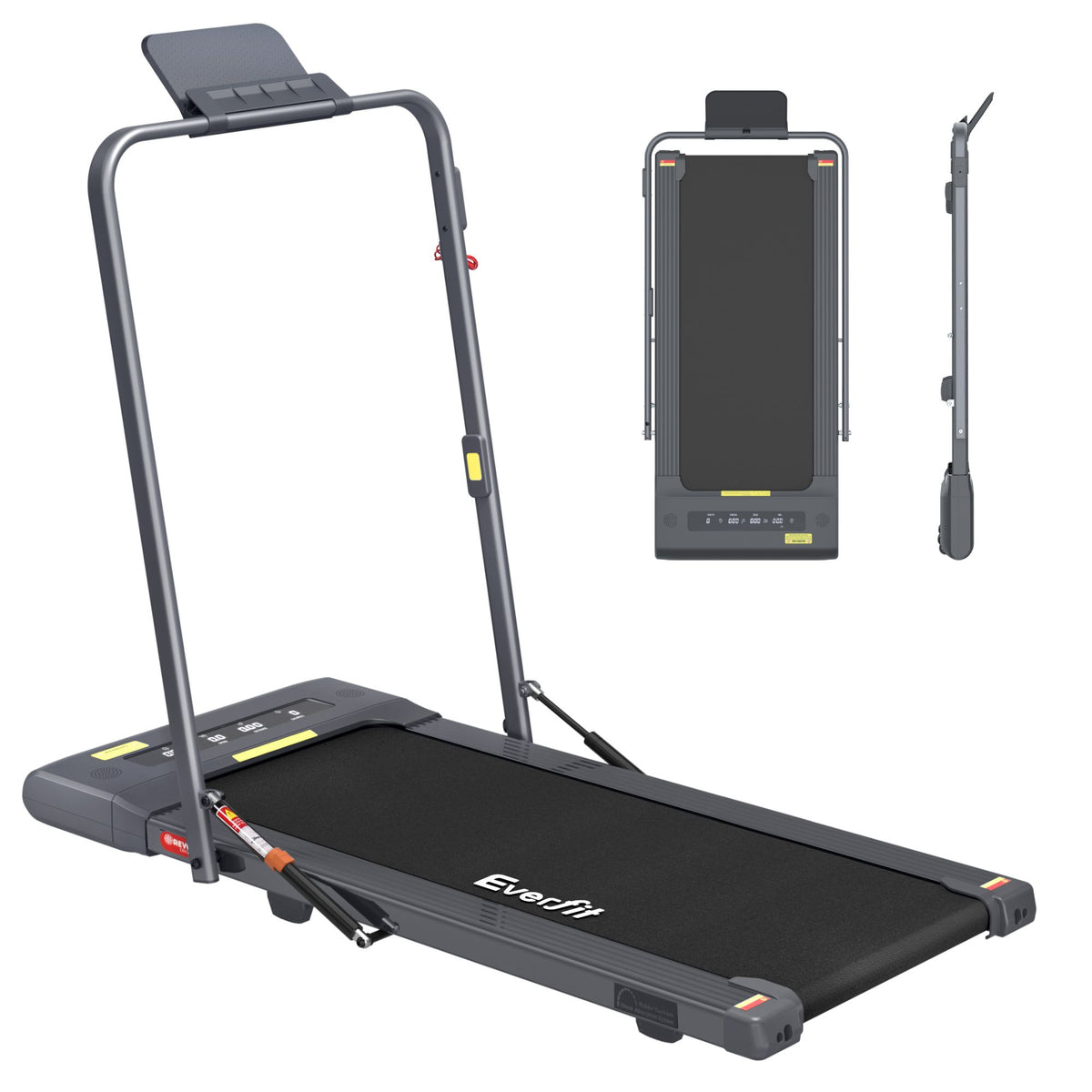 Everfit 2 in 1 Treadmill Electric Walking Pad Under Desk Home Gym Fitness 400mm Grey-Walking Pad-PEROZ Accessories