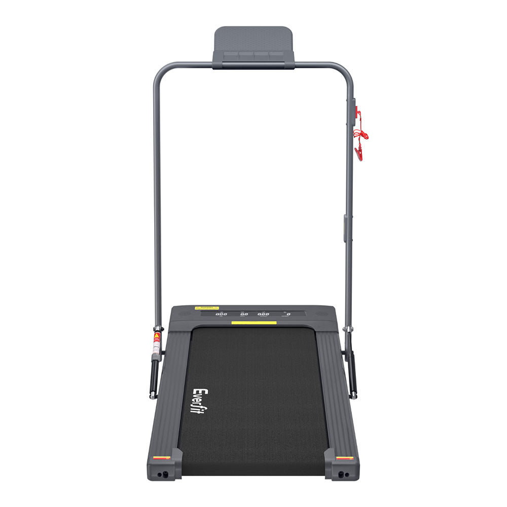 Everfit Treadmill Electric Walking Pad Under Desk Home Gym Fitness 400mm Grey-Sports & Fitness > Exercise, Gym & Fitness > Treadmills-PEROZ Accessories