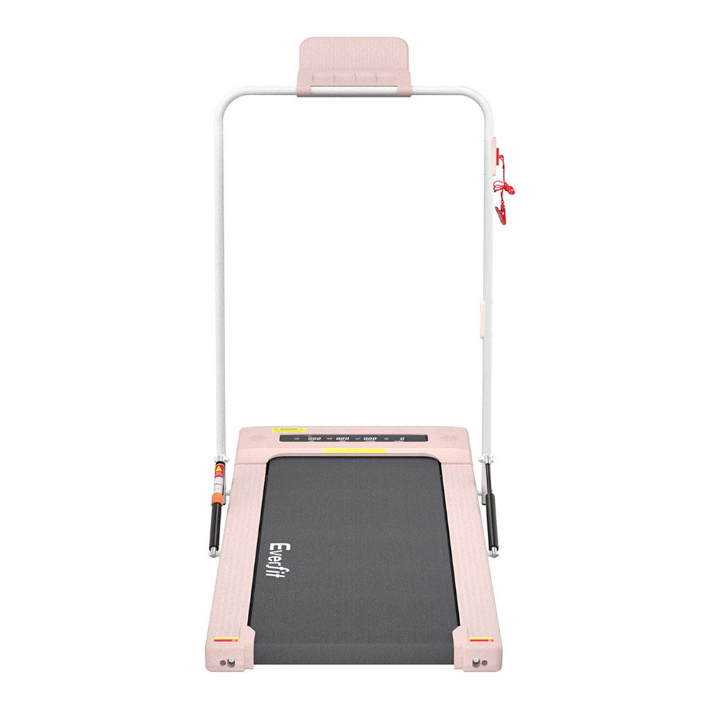 Everfit Treadmill Electric Walking Pad Under Desk Home Gym Fitness 400mm Pink-Sports & Fitness > Exercise, Gym & Fitness > Treadmills-PEROZ Accessories