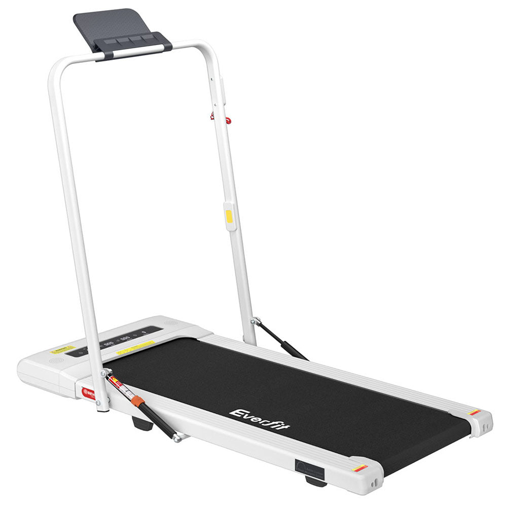 Everfit Treadmill Electric Walking Pad Under Desk Home Gym Fitness 400mm White-Sports & Fitness > Exercise, Gym & Fitness > Treadmills-PEROZ Accessories