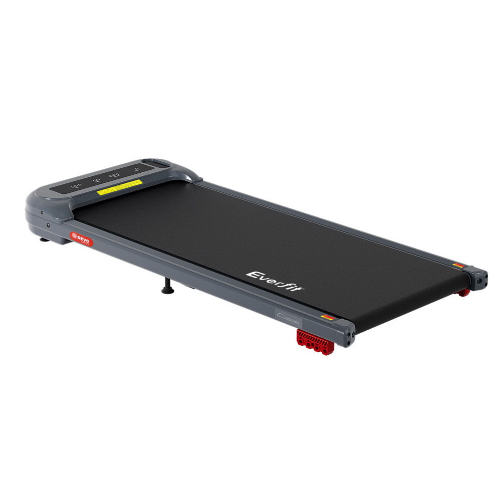 Everfit Treadmill Electric Walking Pad with Incline Under Desk Home Gym Grey-Sports & Fitness > Exercise, Gym & Fitness > Treadmills-PEROZ Accessories