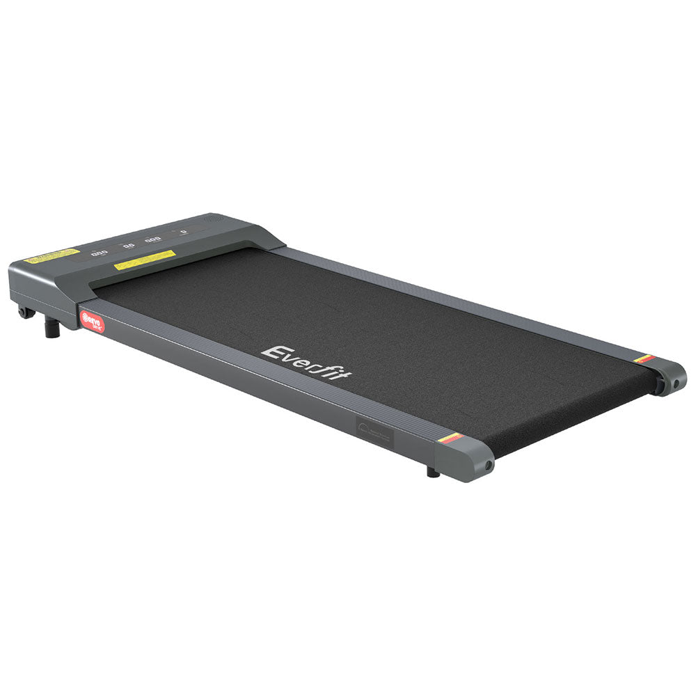 Everfit Treadmill Electric Walking Pad Under Desk Home Gym Fitness 400mm Grey-Sports & Fitness > Exercise, Gym & Fitness > Treadmills-PEROZ Accessories