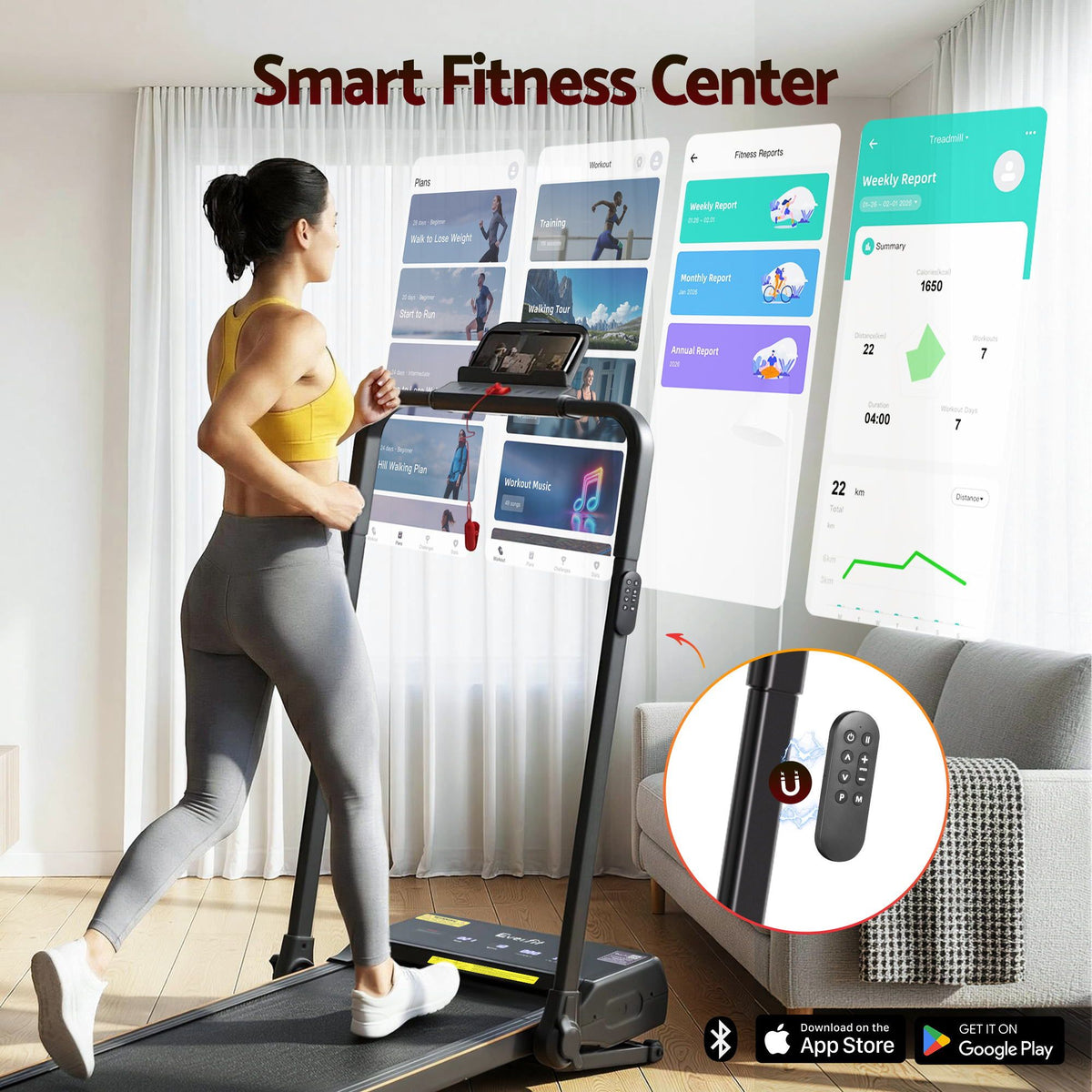 Everfit 3 in 1 Walking Pad Treadmill 20% Auto Incline Under Desk Foldable Treadmills for Home With 40cm Wide Belt-Sports & Fitness > Exercise, Gym & Fitness > Treadmills-PEROZ Accessories