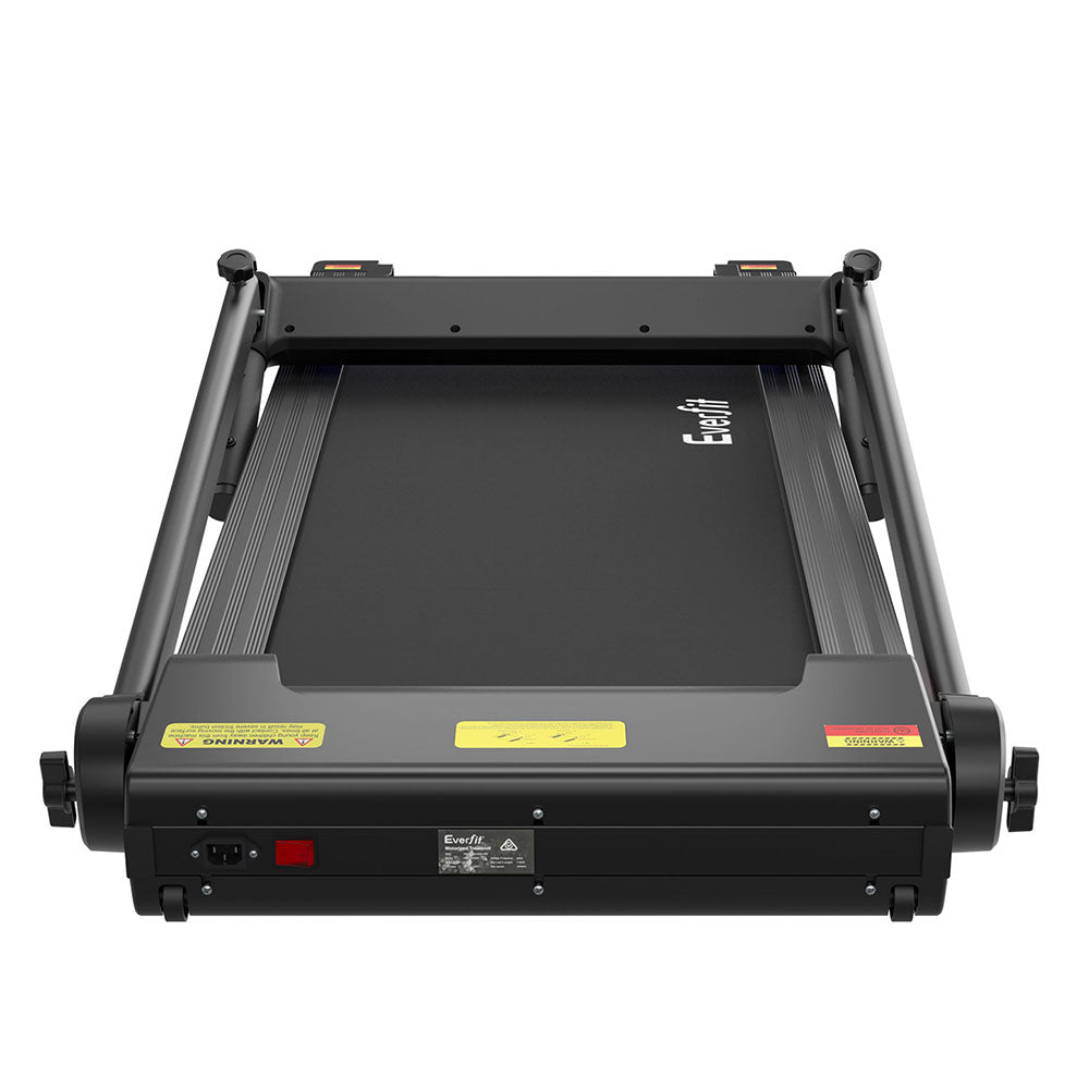 Everfit Treadmill Electric Home Gym Fitness Exercise Knob Foldable 450mm Black-Sports & Fitness > Exercise, Gym & Fitness > Treadmills-PEROZ Accessories