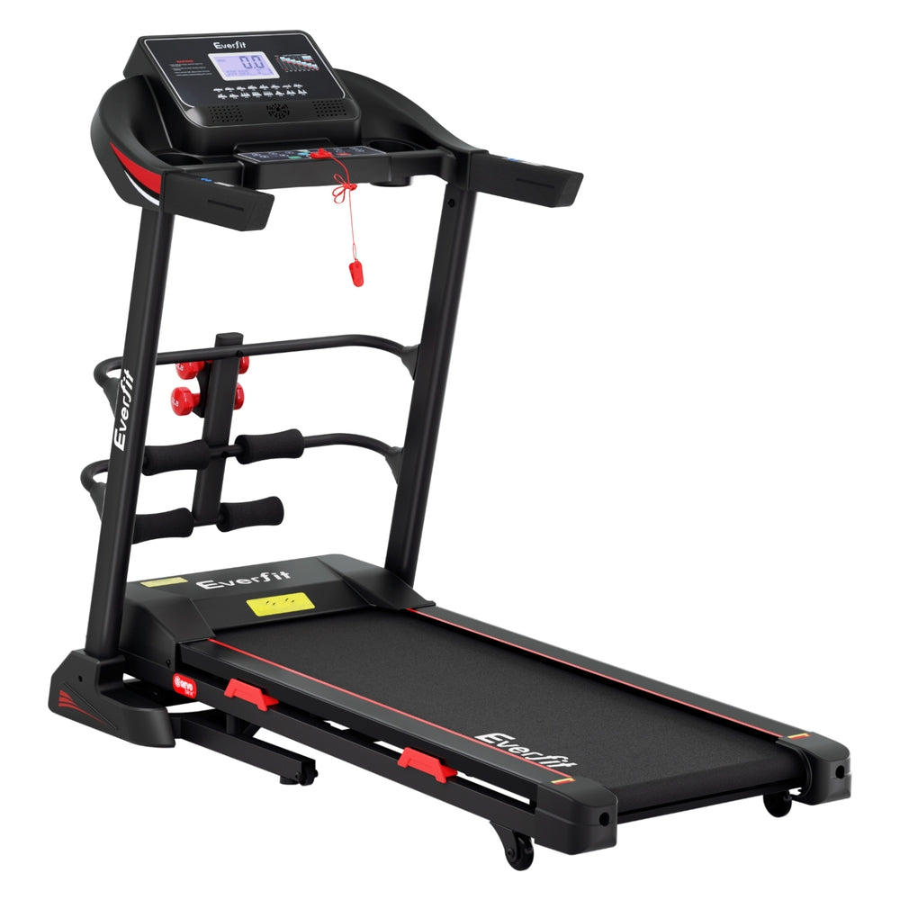 Everfit Treadmill Electric Home Gym Fitness Exercise Machine w/ Sit Up Bar 450mm-Sports & Fitness > Exercise, Gym & Fitness > Treadmills-PEROZ Accessories