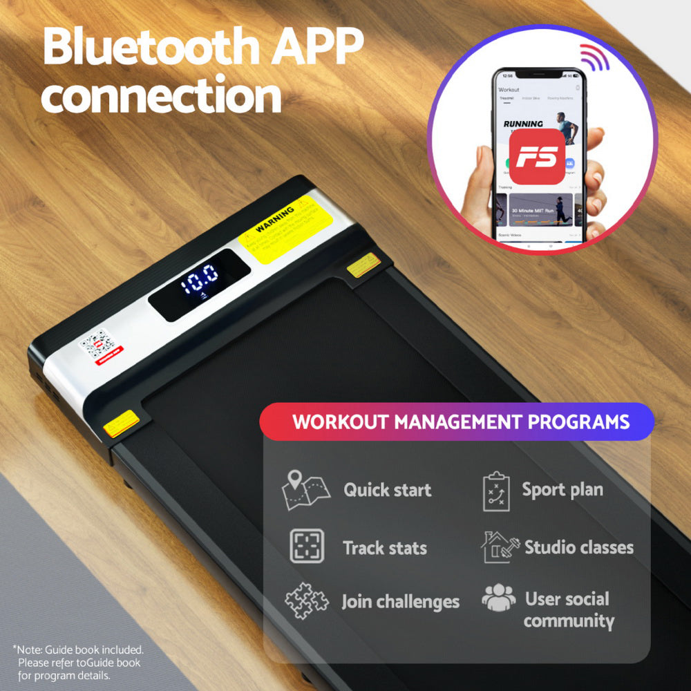 Everfit Treadmill Electric Walking Pad Under Desk Home Gym Fitness Foldable Belt-Sports & Fitness > Exercise, Gym & Fitness > Treadmills-PEROZ Accessories