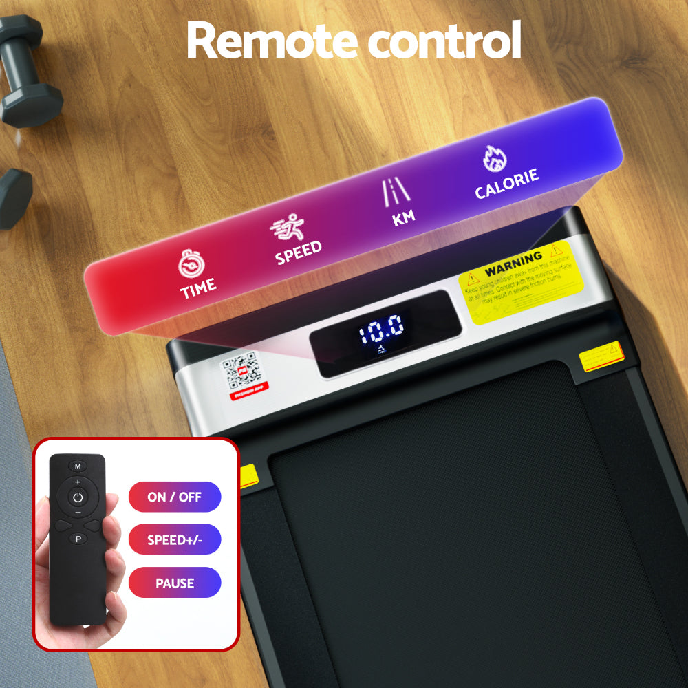 Everfit Treadmill Electric Walking Pad Under Desk Home Gym Fitness Foldable Belt-Sports & Fitness > Exercise, Gym & Fitness > Treadmills-PEROZ Accessories