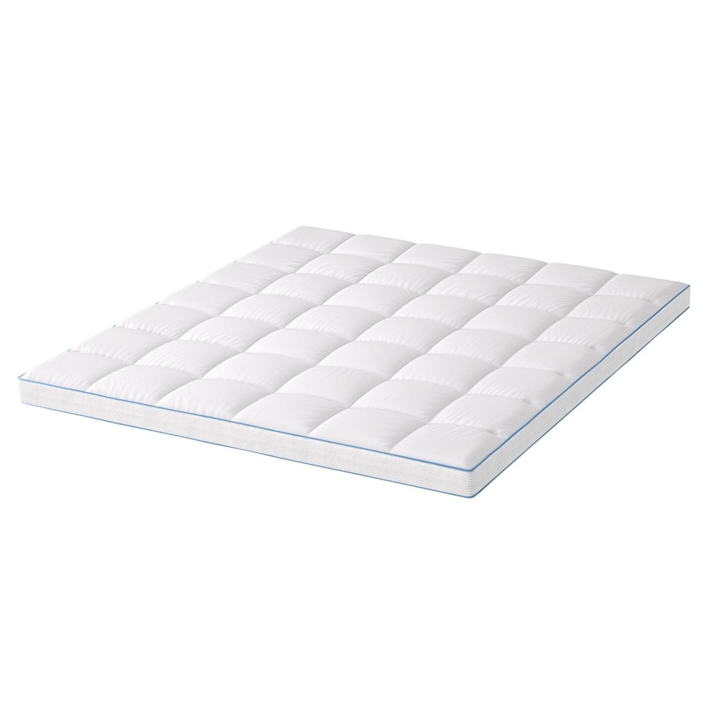 Giselle Bedding Mattress Topper Pillowtop Bamboo 10cm King-Furniture > Mattresses > Mattress Toppers-PEROZ Accessories