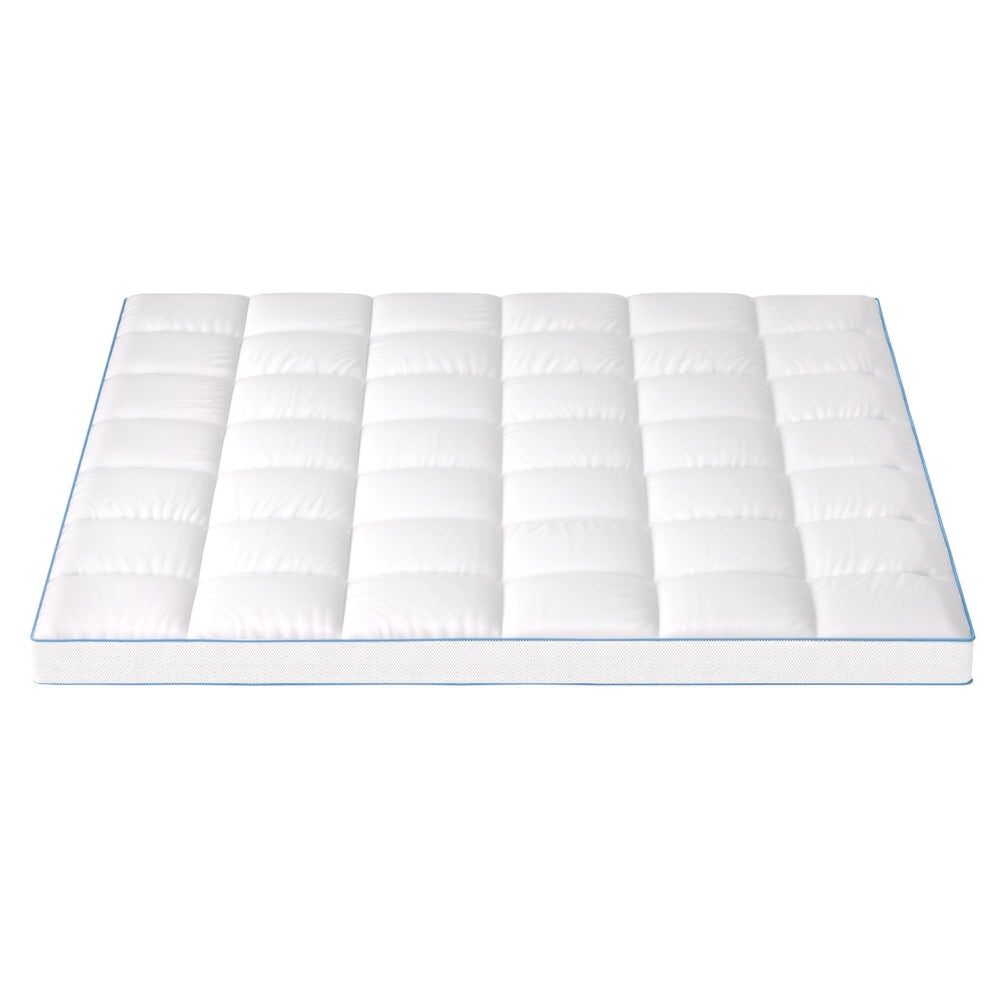 Giselle Bedding Mattress Topper Pillowtop Bamboo 10cm King-Furniture > Mattresses > Mattress Toppers-PEROZ Accessories