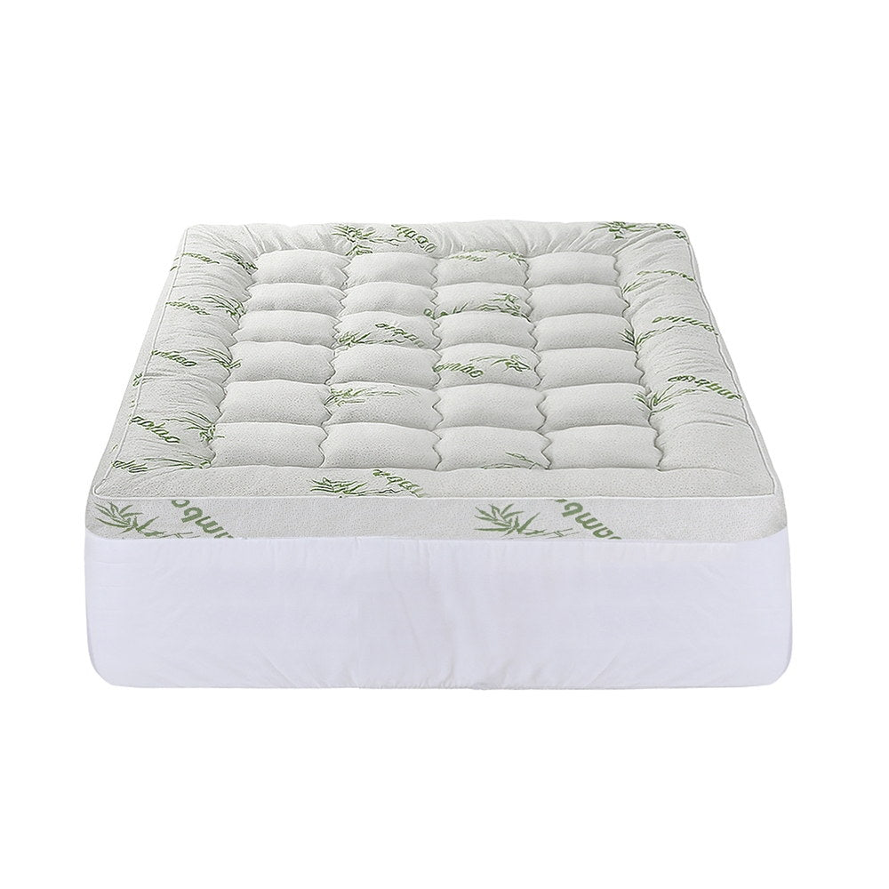 Giselle Mattress Topper 11cm Pillowtop toppers Bamboo Double-Furniture > Mattresses > Mattress Toppers-PEROZ Accessories