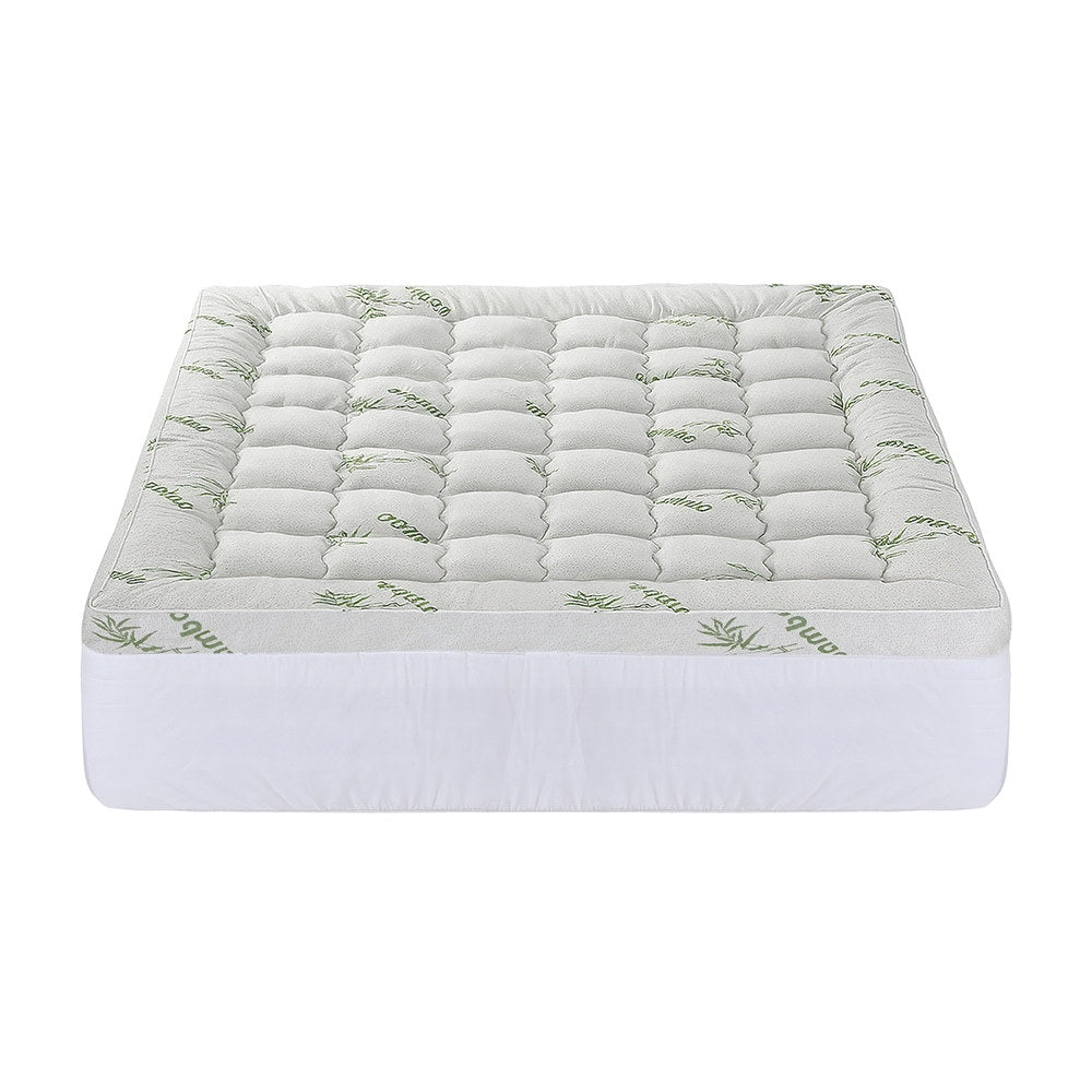 Giselle Mattress Topper 11cm Pillowtop toppers Bamboo King-Furniture > Mattresses > Mattress Toppers-PEROZ Accessories