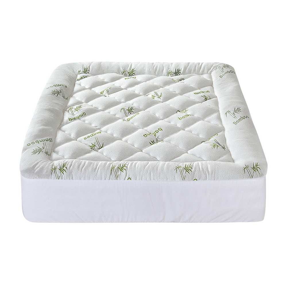 Giselle Mattress Topper 5cm Pillowtop toppers Bamboo Queen-Furniture > Mattresses > Mattress Toppers-PEROZ Accessories
