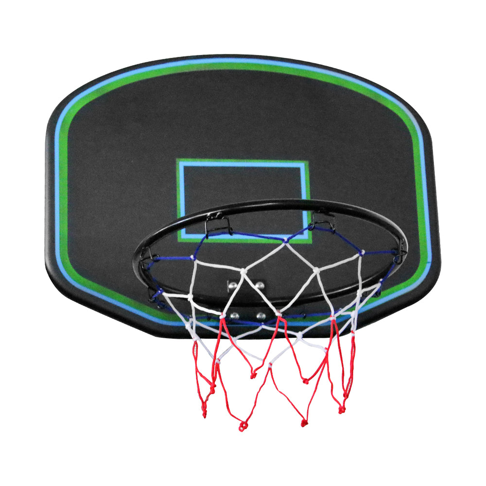 Mazam 10FT Kids Trampline Safety Net Basketball Set Ladder Round-Trampoline-PEROZ Accessories