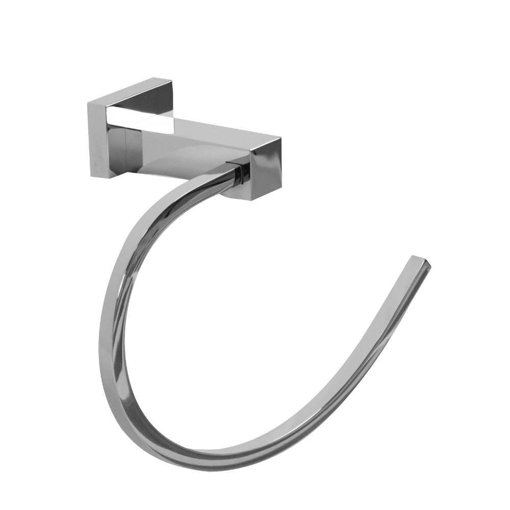 Towel Ring Holder Brass Bathroom Accessories Chrome-Tower Ring-PEROZ Accessories