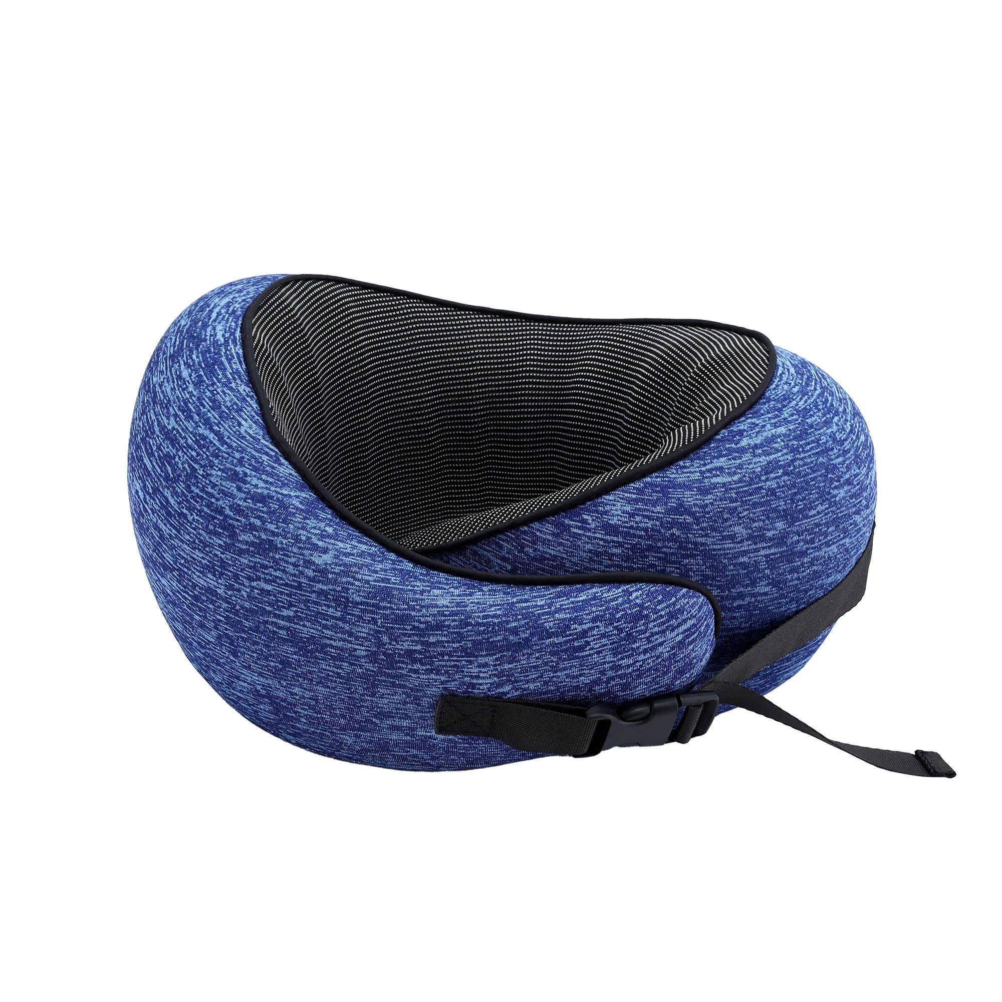 Wanderlite Travel Pillows for Airplanes Ergonomic Memory Foam Neck Pillow, Breathable & Washable Cover, Travel Bag Included, Airplane Pillow for Airplane, Car, Office and Home, Blue-Home & Garden > Bedding > Pillows-PEROZ Accessories