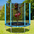 Everfit Trampoline 6FT Kids Trampolines Safety Net Pad Round Blue-Sports & Fitness > Trampolines > Trampolines & Accessories-PEROZ Accessories