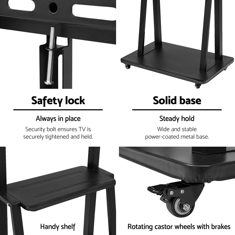 Artiss Mobile TV Stand for 32"-75" TVs-Furniture > Living Room > TV Units-PEROZ Accessories