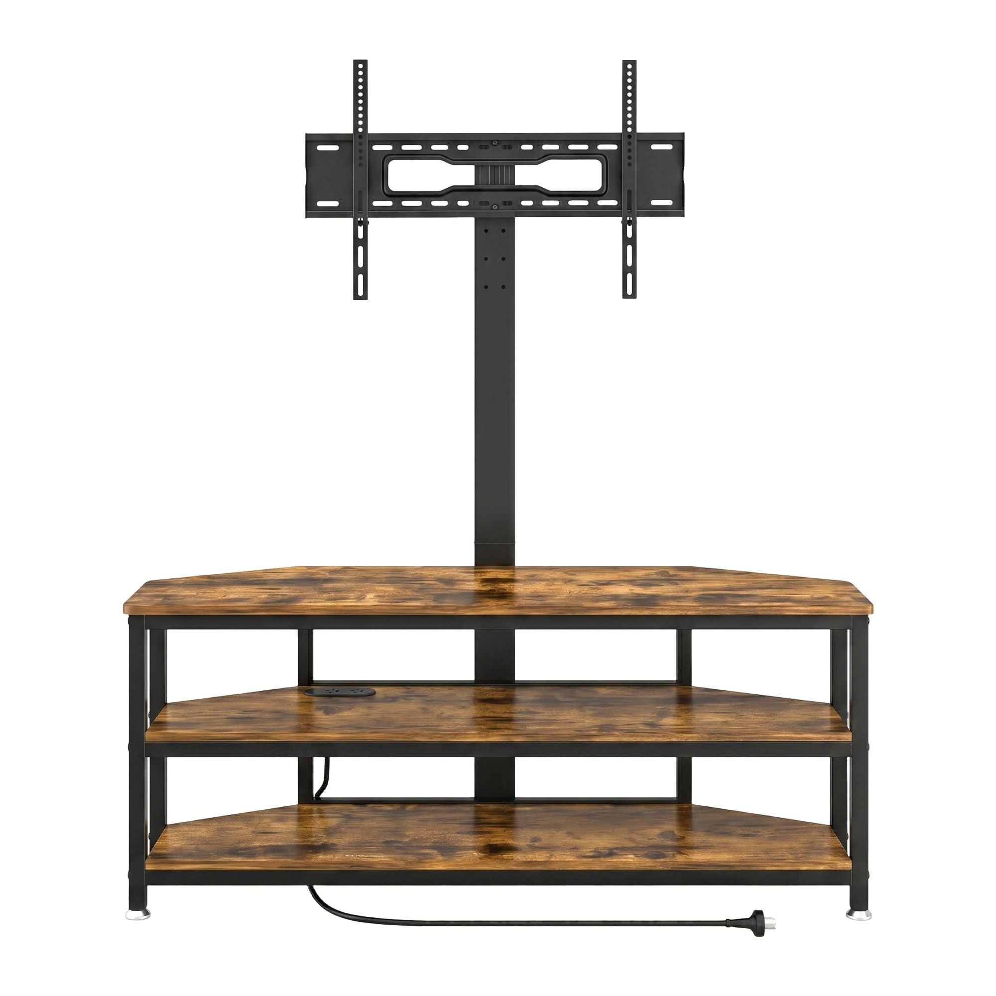 Artiss Corner TV Stand 32-70" w/ Mount LED Lights & Power Outlet Space Saving-Furniture > Living Room > TV Units-PEROZ Accessories