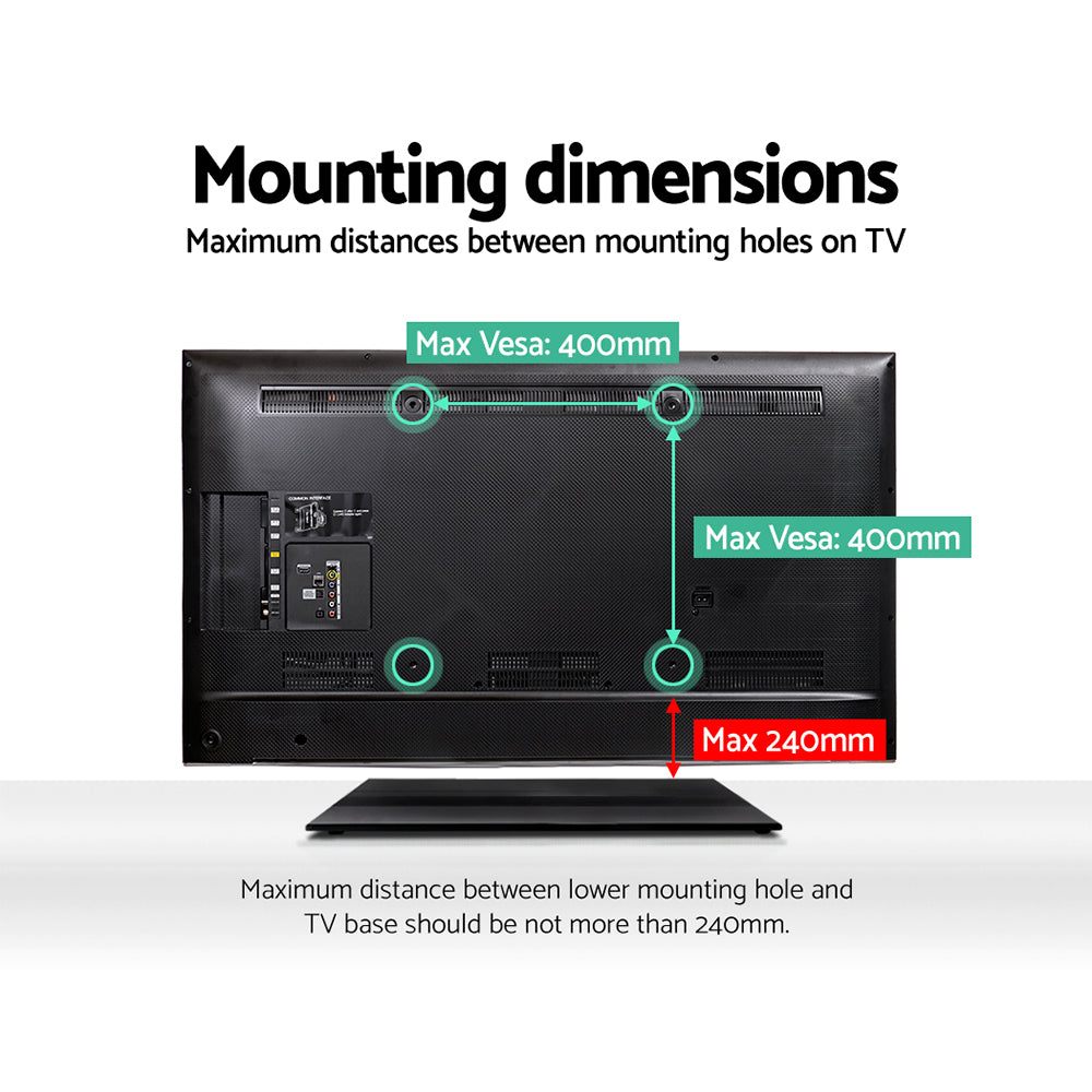 Artiss TV Stand Mount Bracket for 32"-55" LED LCD Swivel Tabletop Desktop Plasma-TV & Monitor Mounts-PEROZ Accessories