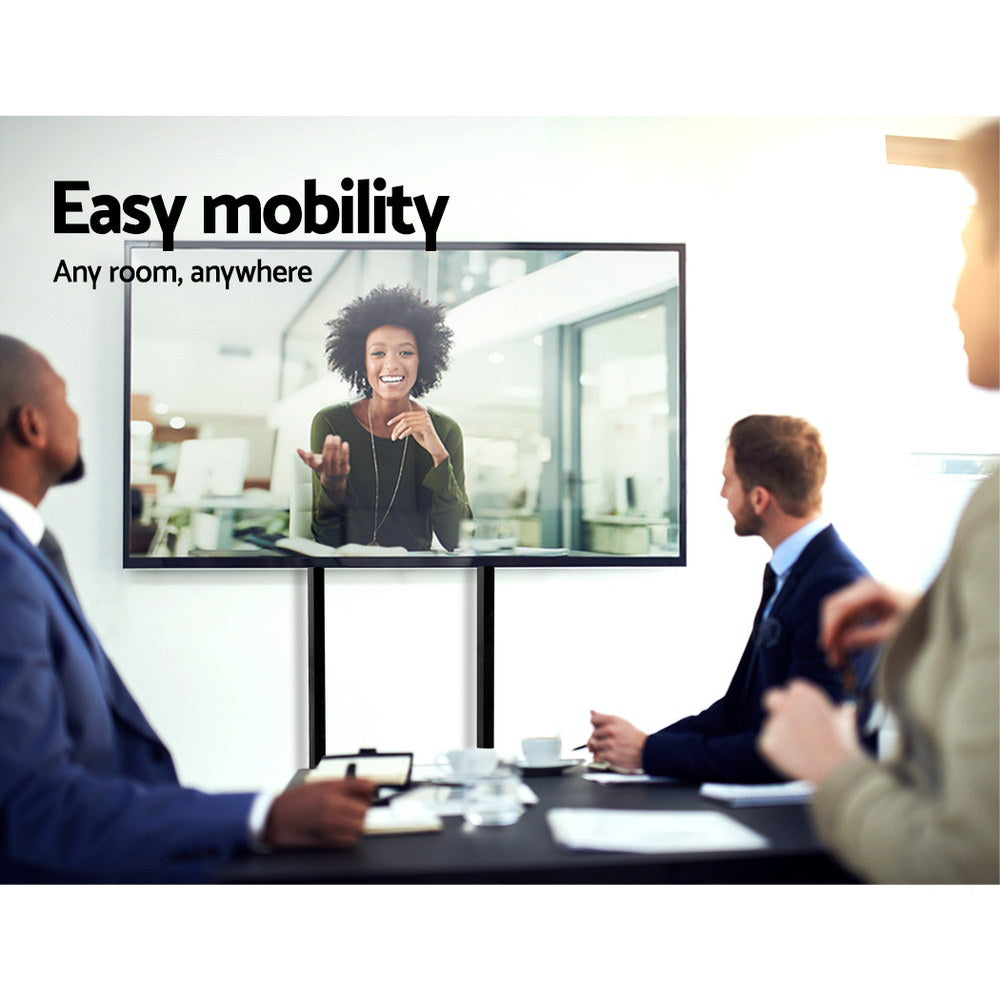 Artiss Mobile TV Stand for 32"-65" TVs Mount Bracket Portable Shelf Trolley Cart-Audio & Video > TV Accessories-PEROZ Accessories