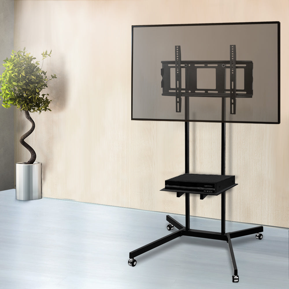 Artiss Mobile TV Stand for 32"-65" TVs Mount Bracket Portable Shelf Trolley Cart-Audio & Video > TV Accessories-PEROZ Accessories
