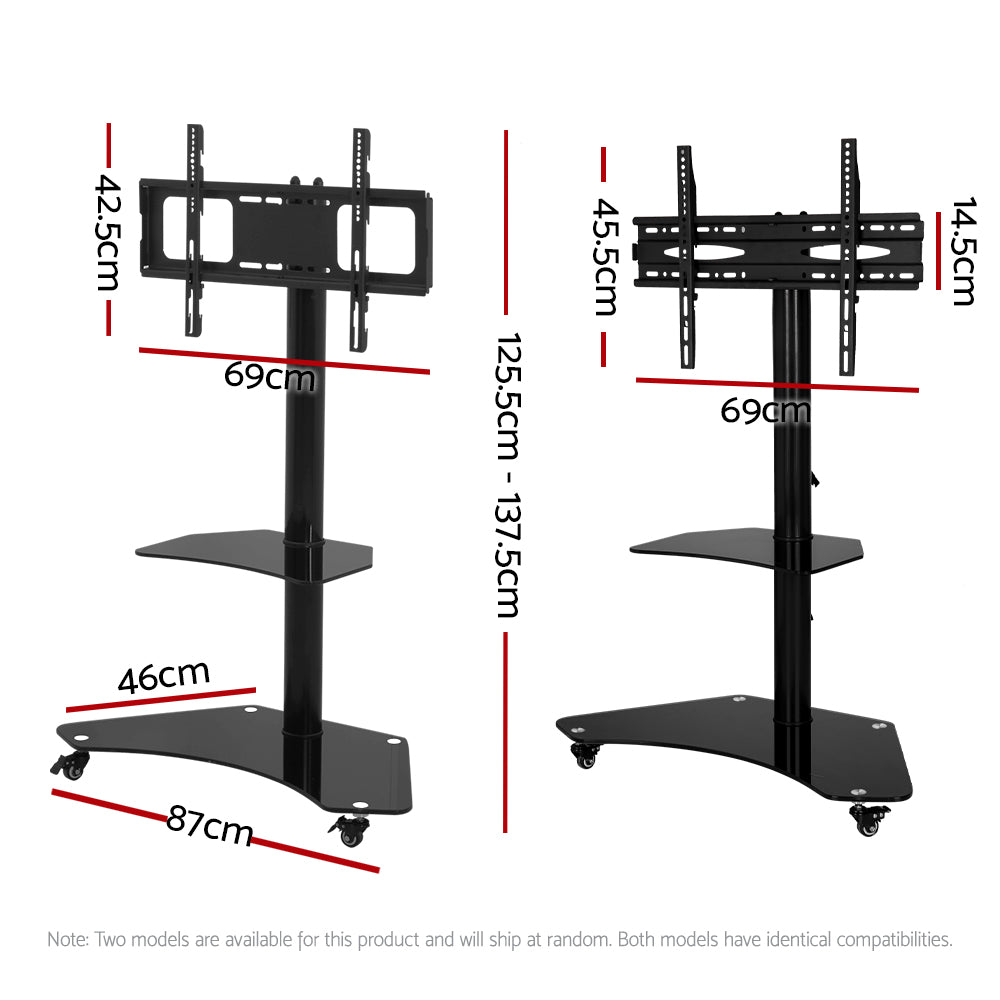 Artiss Mobile TV Stand for 32"-70" TVs Mount Bracket Portable Solid Trolley Cart-Audio & Video > TV Accessories-PEROZ Accessories