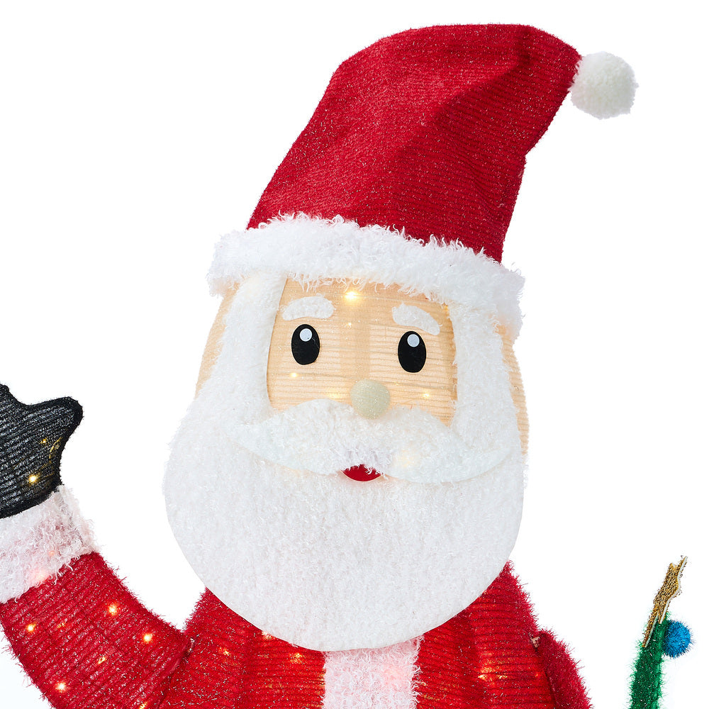 Tinseltown 3D Christmas Snowman Light LED 127cm Xmas Festive Display-Christmas Light-PEROZ Accessories