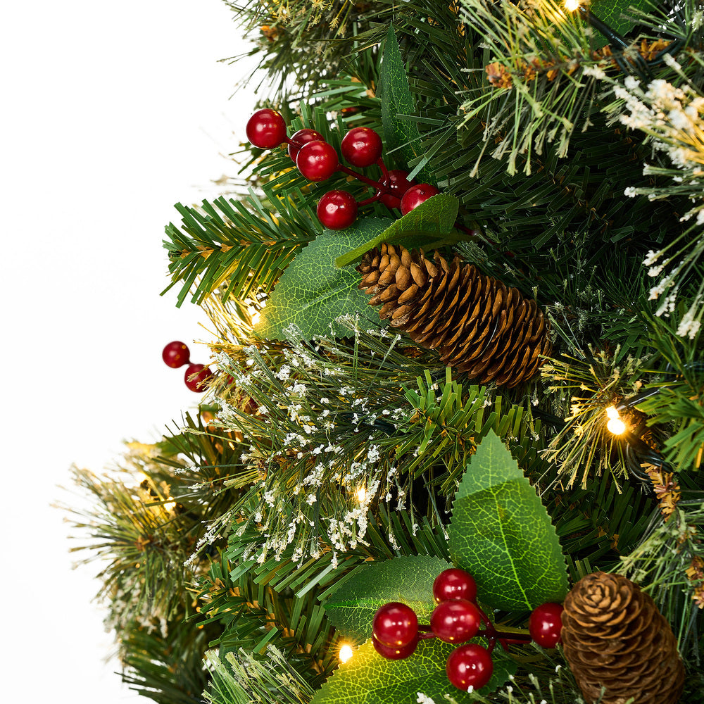 Tinseltown LED Christmas Tree 1.8M 6FT with Lights Ornaments Green-Christmas Tree-PEROZ Accessories