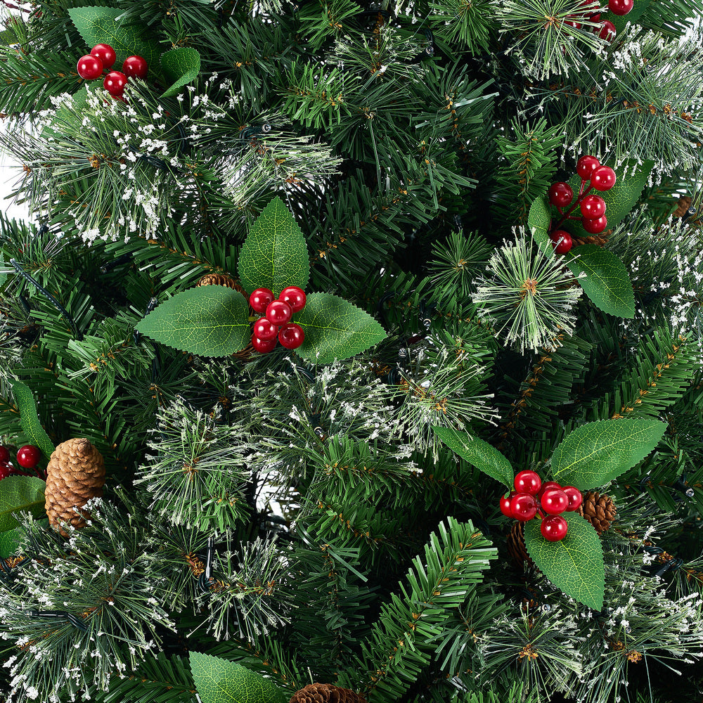 Tinseltown LED Christmas Tree 2.1M 7FT with Lights Ornaments Green-Christmas Tree-PEROZ Accessories