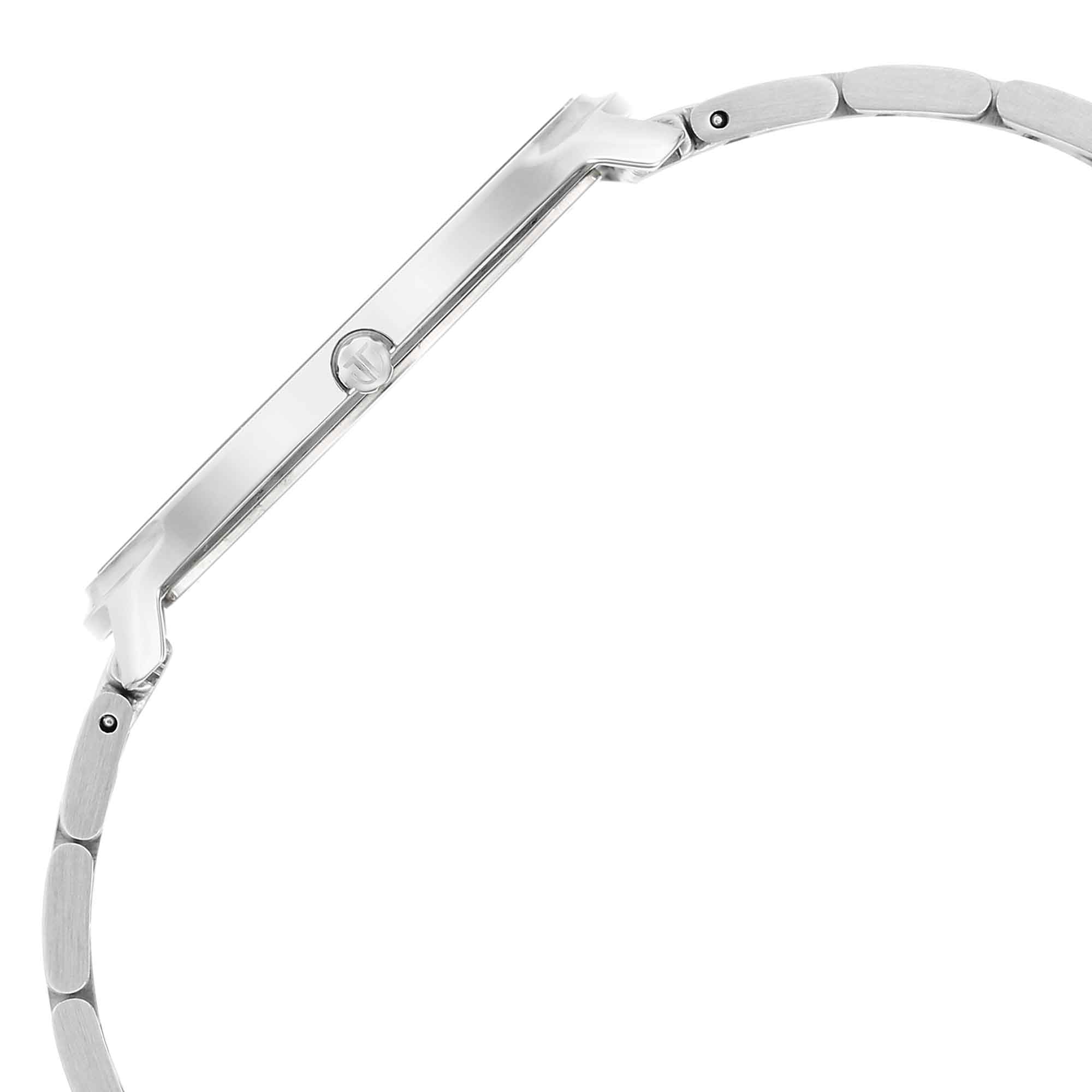 Titan Edge Metal Silver Dial Stainless Steel Strap Watch for Men-PEROZ Accessories