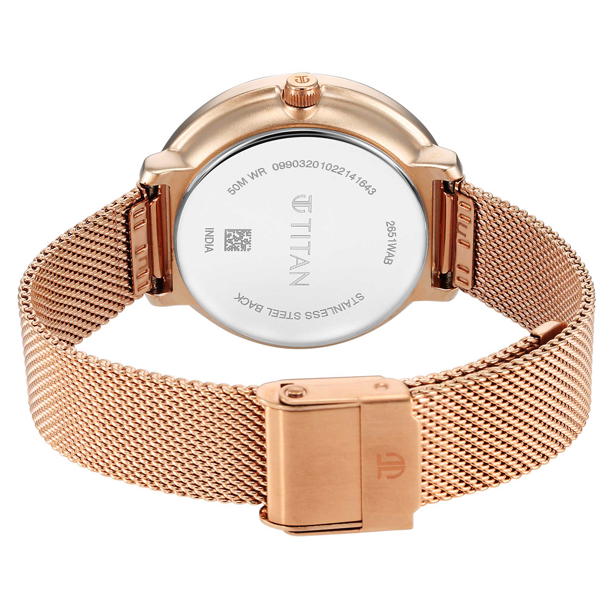 Titan Neo Green Dial Analogue Stainless Steel Strap Watch for Women-PEROZ Accessories