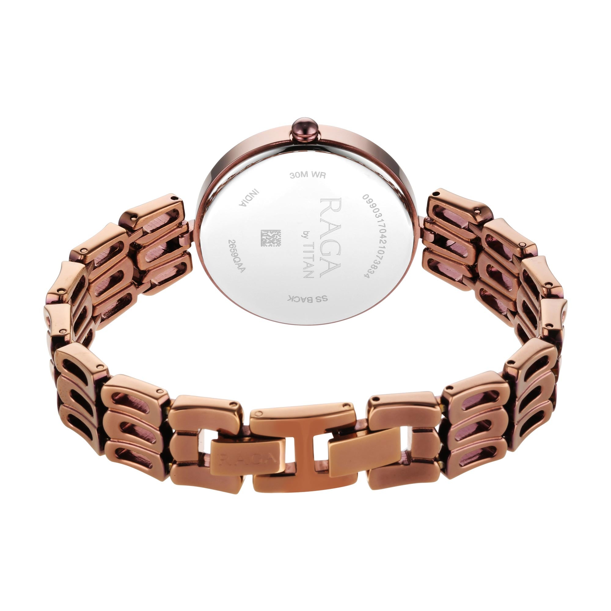 Titan Raga Chic Mother Of Pearl Dial Analogue Metal Strap Watch for Women-PEROZ Accessories